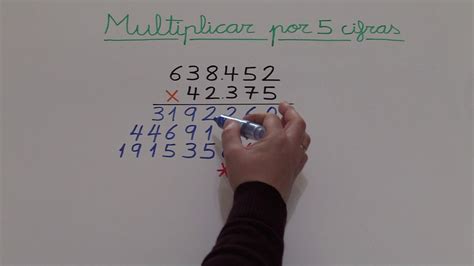 Multiplicar Por 5 Cifras YouTube