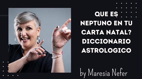 Que Es NEPTUNO En Tu CARTA NATAL Diccionario Astrologico YouTube