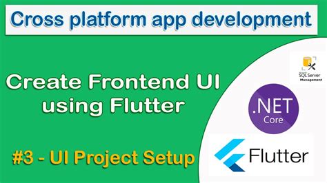 3 Flutter Front End UI Project Setup Introduction YouTube