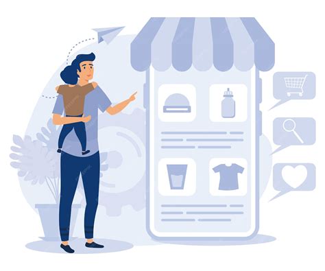 Premium Vector | Online retail concept niche service marketplace