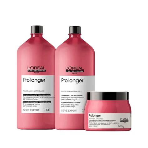 L Or Al Professionnel Pro Longer Shampoo Condicionador L M Scara