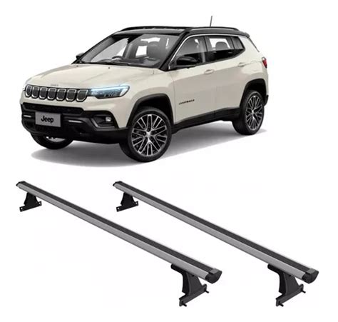 Travessa Rack De Teto Jeep Compass Bepo Prata Frete Gr Tis