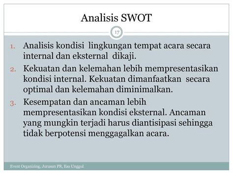 Analisis Swot Dalam Acara Pharaildis