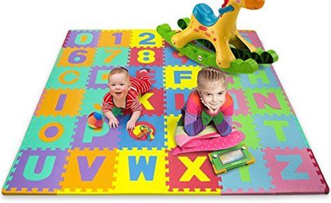 Matney Kids Foam Floor Alphabet And Number Puzzle Mat Multicolor 36