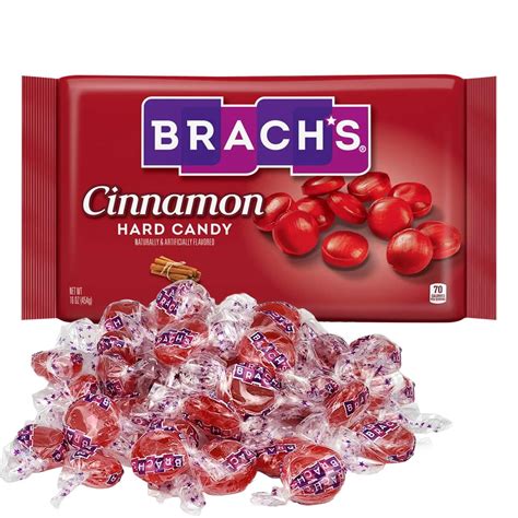 Brach’s Cinnamon Hard Candy Individually Wrapped Bulk Cinnamon Discs ...