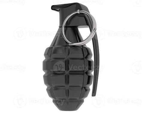 Hand Grenade Isolated On Background 3d Rendering Illustration