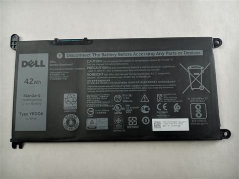 Dell Inspiron 14 5481 5482 5485 5491 2 In 1 3 Cell 42Wh Laptop Battery