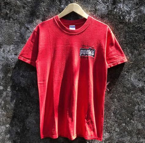 90s Punk Kaos Kaos Punk Kaos Vintage Fesyen Pria Pakaian Atasan