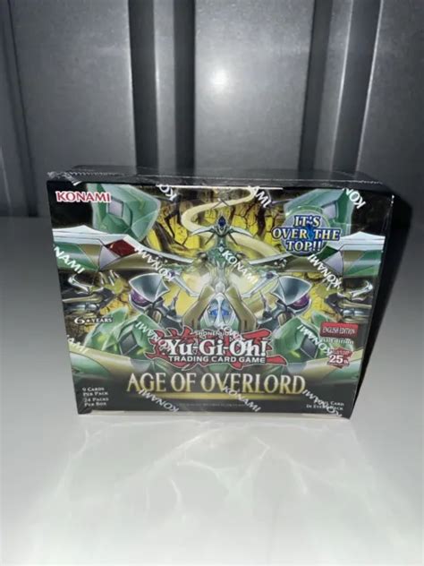 YU GI OH AGE Of Overlord Booster Box English 1st Edition Sealed EUR