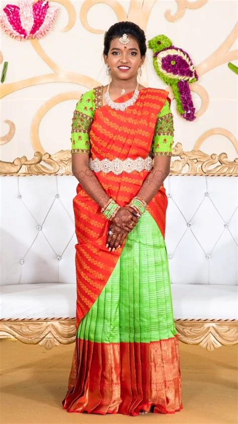 Half Saree And Pattu Pavadai At ANYA Bridal Party Dresses Half Saree