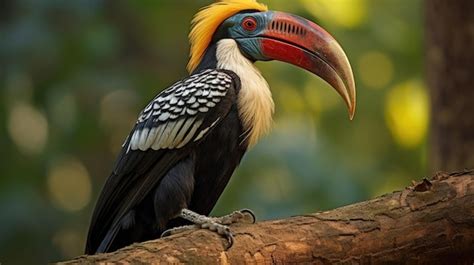 Premium AI Image | yellow billed toucan hornbill