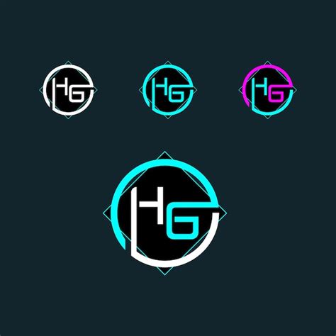 Vecteurs Et Illustrations De Logo Lettre Hg En T L Chargement Gratuit