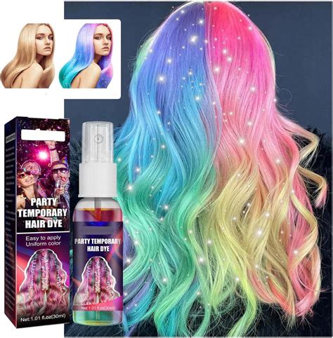 Temporary Hair Colour Spray Disposable Hair Dye Spray Washable