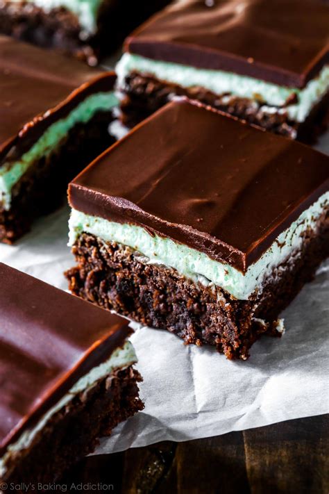 Classic Mint Chocolate Brownies Sallys Baking Addiction My Recipe Magic