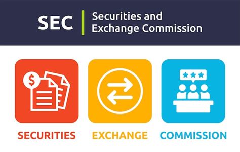 Premium Vector Sec Stands For Securities And Exchange Commission