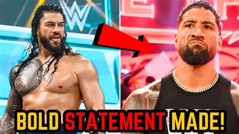 Jey Uso Sends Horrific Message To Roman Reigns Before Tribal Combat