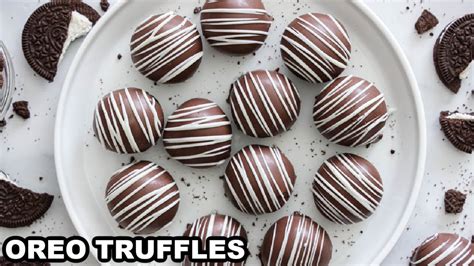 Oreo Truffles 3 Ingredients Youtube