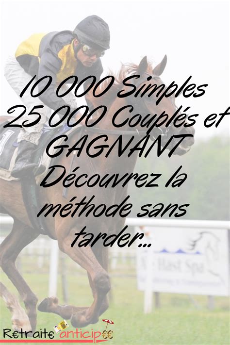 Simple Gagnant Un Pari Pertinent Au Turf Artofit