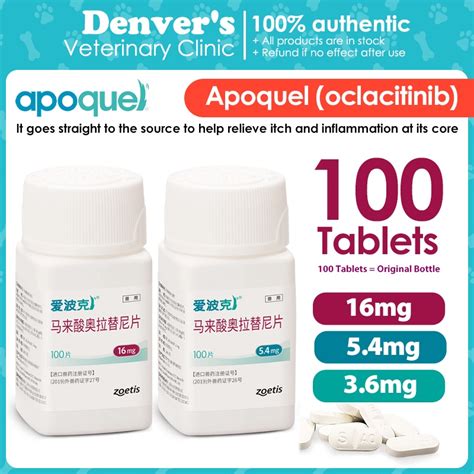 Apoquel Oclacitinib Tablets Used To Treat And Control Itching And