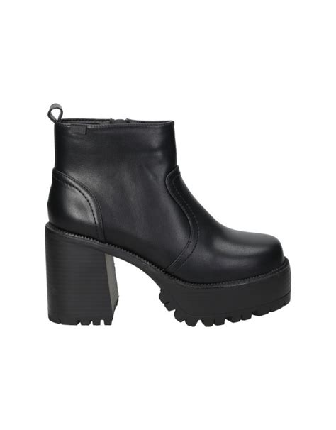 Botines Para Moda Joven Emmshu Brat Negro