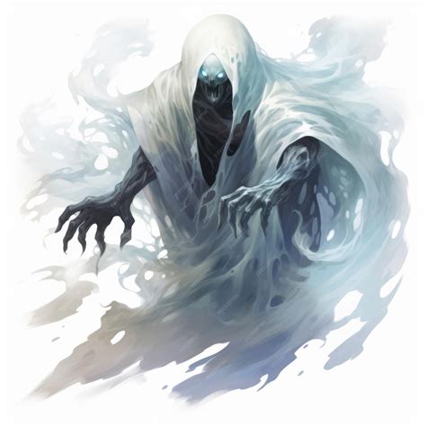 Premium Ai Image Hauntingly Detailed A Spectral Ghast In Dnd