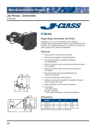 Non Submersible Pumps Franklin Electric