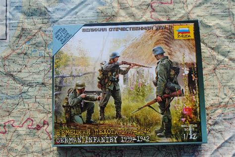 Zvezda Zve German Infantry Miniatuur Figuren