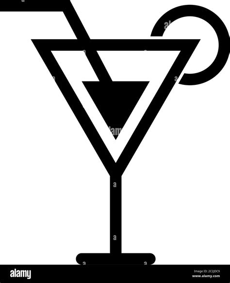 Cocktail Icon Cocktail Vector Art Illustration Stock Vector Image