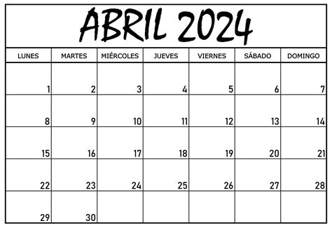 Calendario Abril 2024 Con Festivos Peru Jade Cherianne