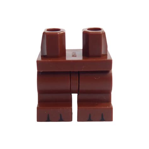 Lego R Tliches Braun Minifigur Medium Beine Mit Schwarz Toes