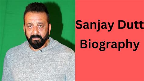 A Glimpse into the Life of Sanjay Dutt: His Biography, Career, Family ...