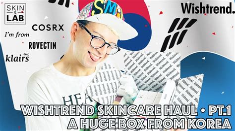 Wishtrendtv Skincare 🧴haul • Pt 1 • A Huge Box 📦 From Korea 🇰🇷 • By Simiuk Youtube