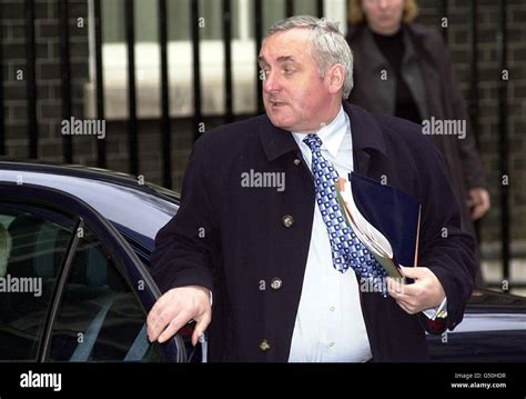 Irish Premier Bertie Aherne Arrives At No 10 Downing Street In London