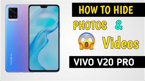 Vivo V20 Pro Hide File How To Hide Photos On Vivo V20 Pro YouTube