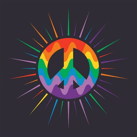 Colorful symbol of peace 26176634 Vector Art at Vecteezy