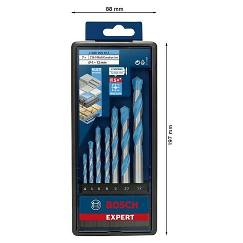 Bosch Expert Set De Brocas Multiuso Cyl Multiconstruction Di Metro