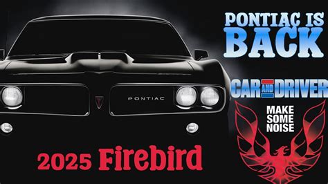 Pontiac Firebird Comeback Teaser What We Know About The Return Of