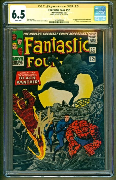 Comicsvalue Fantastic Four 52 Marvel 1st Appearance Black