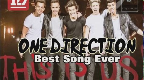 One Direction Best Song Ever Lyric Video Youtube