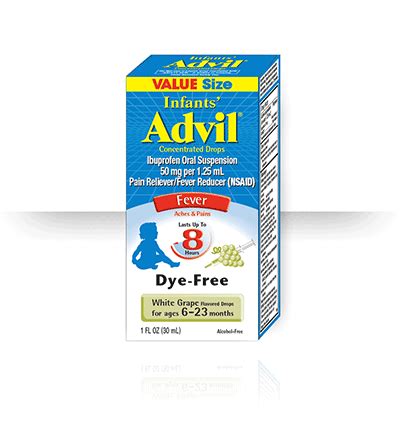 Advil Dosage Charts for Infants and Children