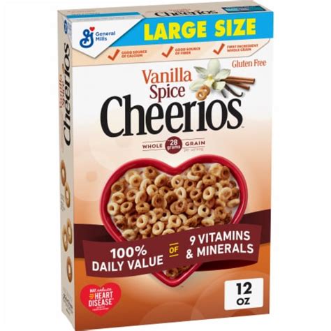 General Mills Vanilla Spice Cheerios Cereal, 12 oz - QFC