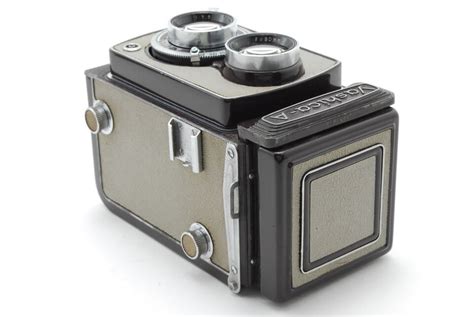 Near Mint Yashica A X Tlr Gray Film Camera Yashikor Mm F From