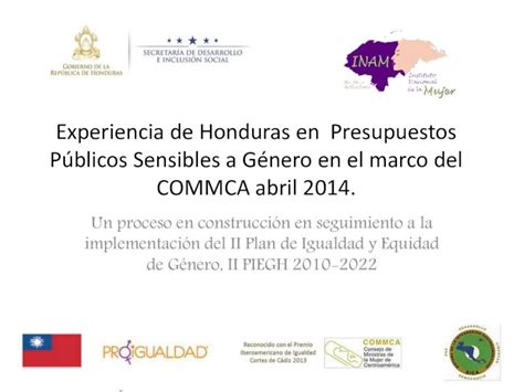 Pdf Experiencia De Honduras En Presupuestos P Blicos Sensibles A