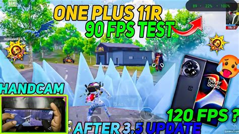 One Plus R Handcam After Update Bgmi Pubg Fps Test Fps