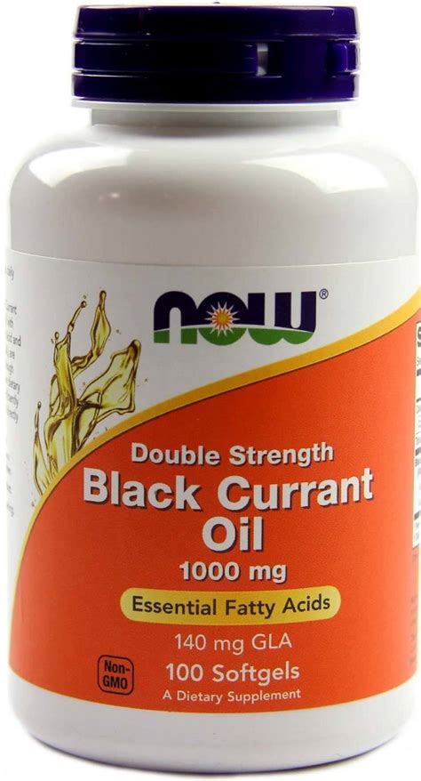 NOW Foods Black Currant Oil Bodybuilding And Sports Supplements