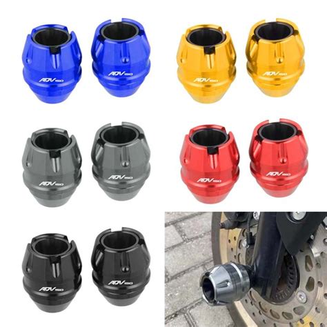 Motorcycle Cnc Front Axle Fork Crash Sliders Wheel Falling Protection