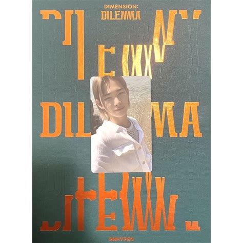 Enhypen Dimension Dilemma Odysseus Ni Ki Photocard Holo Pc Shopee