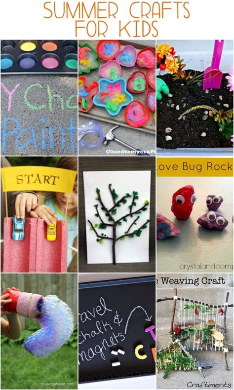 Easy Summer Crafts for Kids - mom makes dinner