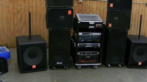 Crown Ev Jbl Pa System Complete W Effects And Monitors For Sale