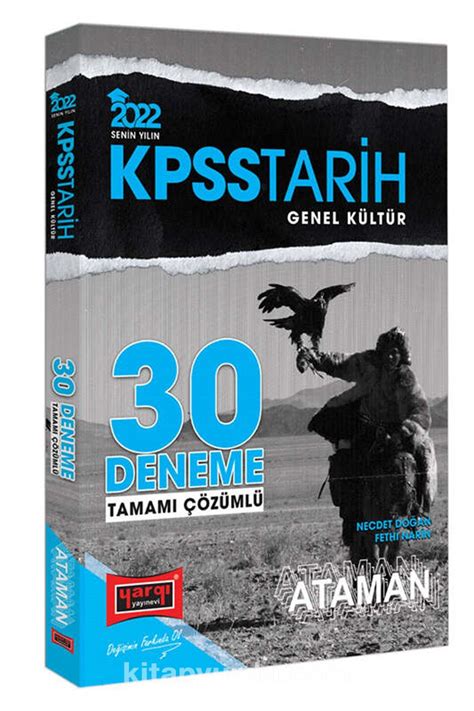 Kpss Genel K Lt R Tarih Ataman Tamam Z Ml Deneme Kitab N